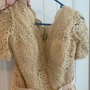 JJ’s House Wedding Formal Bridesmaid Dress - Champagne